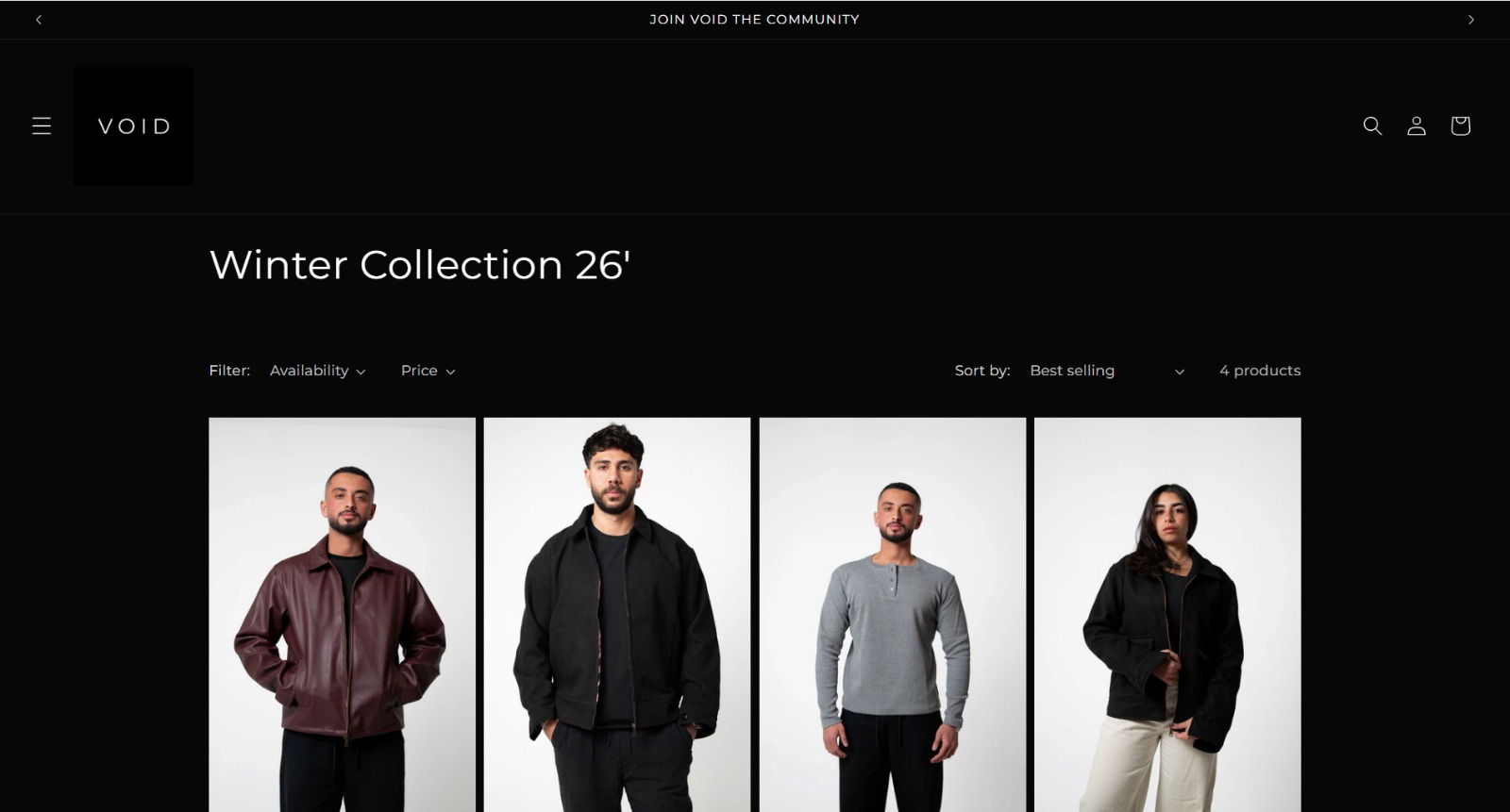 Clothing Brand Website